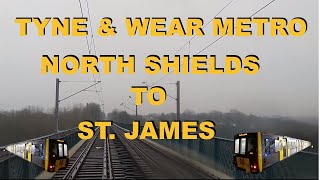 Tyne and Wear Metro Journey  North Shields to St James and NUFC [upl. by Ayotac180]