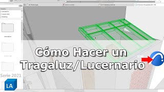 ARCHICAD Como hacer un TragaluzLucernario con Muro cortina [upl. by Fotzsyzrk401]