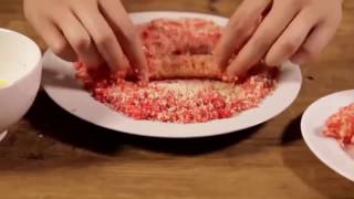 how to make Flamin Hot Cheetos Mozzarella Sticks All Healthy Recipes [upl. by Dhar]