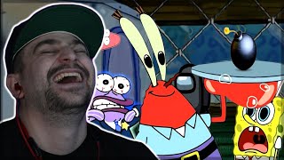 THE P INSPECTOR 😂  YTP Spozbob Bombs the Imposter REACTION [upl. by Kristof]