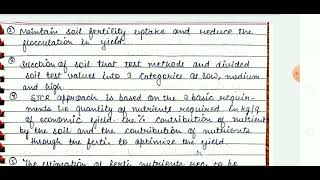 Lecture5 STCR Approach For Precision Agriculture AGRON311Hindi Explanation [upl. by Aohsoj]