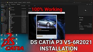 How to Install DS CATIA P3 V56R2021 V5R31 For WIndows 11  10  8  7 [upl. by Aihcats583]