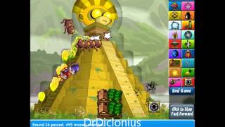 Secret in Bloons Tower Defense 4 Expansion  Sun God Track Cheat ORIGINAL VIDEO [upl. by Awhsoj]