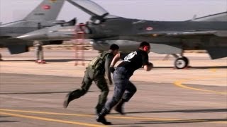 Jordanian Turkish American F16 Pilots Compete in Falcon Air Meet [upl. by Akima]