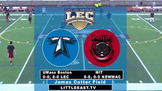 UMass Boston Mens Soccer vs MIT 83118 Webcast [upl. by Zerla]