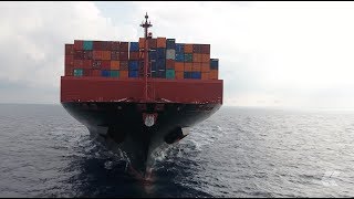 Timelapse HapagLloyd and UASC betterunited on the World Ocean  HapagLloyd [upl. by Anidal]