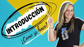 CÓMO SE REDACTA LA INTRODUCCIÓN DE UN TRABAJO ACADÉMICO  edutuber [upl. by Aeikan]