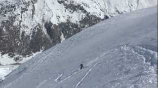 quotFace Nord du Bellecote Vanoise Ski Safari  Brides le Bains 2013 [upl. by Cecile]