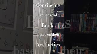 Convincing you to read books based on their aesthetics shorts [upl. by Kcirrej]