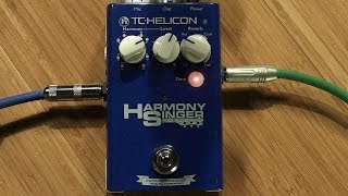 TCHelicon Harmony Singer Vocal HarmonyReverb Pedal  Sweetwater Sound [upl. by Zippel114]