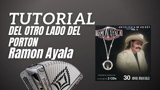 Del otro lado del portón Ramon Ayala tutorial acordeón de sol [upl. by Elleiram]