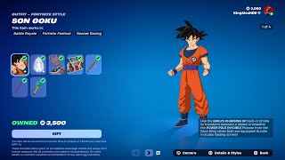 How To Get Goku Skin NOW FREE In Fortnite Unlock Ultra Instinct Goku New Goku Bundle [upl. by Ellasal]