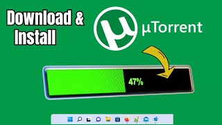 How to Download Install amp USE uTorrent in Windows 11 [upl. by Enylcaj]