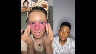 nigeria ladys I have seen a perfect makeup artist for you guys makeup trendingvideo viralvideo [upl. by Etnomaj]