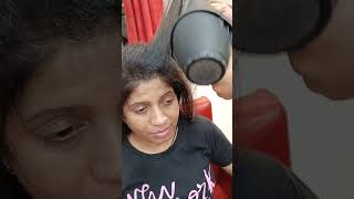 ❔ Hair line ke breakage hairs ko dryer se kaise straight kare hairhairdryerhairdresserhairstyle [upl. by Iva]