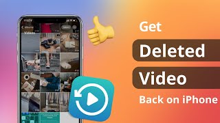 2 Ways How to Get Deleted Videos Back on iPhone without Computer or Backup 2022 [upl. by Vijnas]