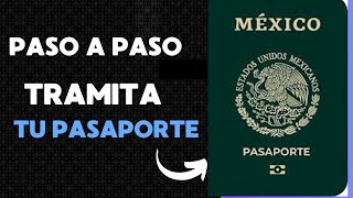 pasaporte mexicano paso a paso 2024 donde debo sacar la cita y realizar el pago SRE [upl. by Enylorac]