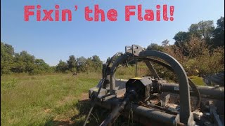 How to Replace Flail Mower Belts [upl. by Nessy]