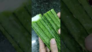 Garden Peechinga Ridge Gourd😋 trending food shortvideos [upl. by Ylus]