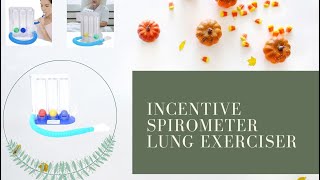 Incentive Spirometer  Lung Exerciser  How to Use and Clean [upl. by Mlehliw]