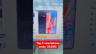 Top 5 smartphone under 20000 viralshort tech trendingshorts [upl. by Aehtna]