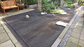 ASMR Japanese Zen garden 禅の庭 [upl. by Drolyag323]