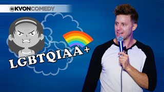 LGBTQiAA Lady Gets Mad At Comedian Kvon laughs [upl. by Adahsar467]