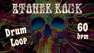 Stoner Rock Drum Loop  60 bpm [upl. by Knowles487]