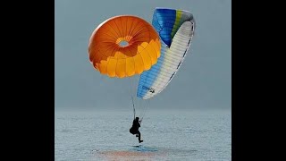 Paragliding crash Great reaction Reserve [upl. by Adnohsak]