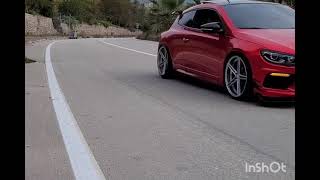 VW SCIROCCO 14 TSI STAGE 2 DOWNPİPE  WAREX  DSG FART  POPCORN SOUND [upl. by Ettie]