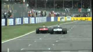 F1 2001 Montoya Vs Schumacher  Silverstone [upl. by Ernesto]