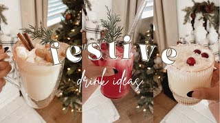 FESTIVE DRINK IDEAS ❄️  No Caffeine OR Alcohol EASY amp FAST Christmas Drinks [upl. by Adnawahs272]