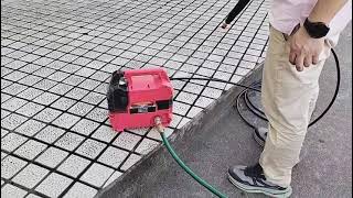 18 V pressure washer for tile cleaning [upl. by Oedama]