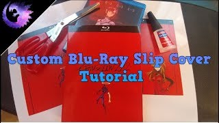 Custom BluRay Slip Cover Tutorial  How To Make Your Own  DVDBluRay Sleeve [upl. by Ybab]