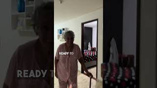 This grandma got surprised by a family sleepover ❤️ [upl. by Isahella]