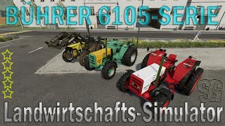 LS22 Modvorstellung  BÜHRER 6105SERIE V1700  Ls22 Mods [upl. by Acinnod843]