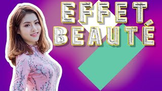 Filmora 11  comment vous embellir avec un filtre effet beautify [upl. by Wendelina]