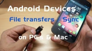 How to Transfer files from your Android phone to your PC  Mac computer [upl. by Ahseim]