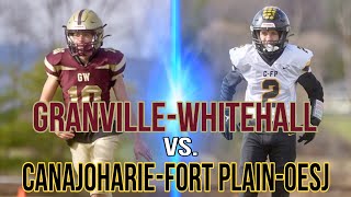 GranvilleWhitehall vs CanajoharieFort PlainOESJ High School Football 2024 [upl. by Ianaj]