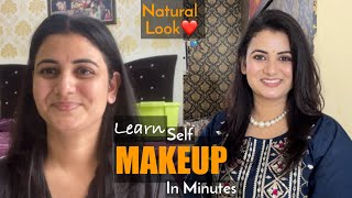 Learn Self Makeup In Minutes Step By Step Makeup Tutorial For Beginners Shikha Tyagi [upl. by Aikam962]