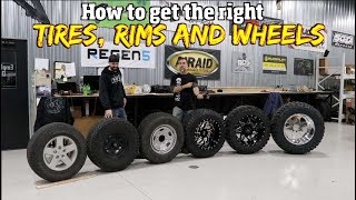 Understanding how to pick out the right size Tires Rims and wheels [upl. by Cesar]