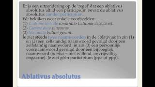 Latijn de ablativus absolutus uitleg [upl. by Nnaycart]