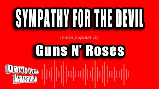 Guns N Roses  Sympathy For The Devil Karaoke Version [upl. by Enecnarf]