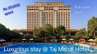 Discover the Secrets of ₹20000 Taj Mahal Hotel Room [upl. by Lounge]