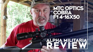 MTC Optics Cobra F1 416x50 scope review  quotAffordable highperforming first focal plane scopequot [upl. by Standford]