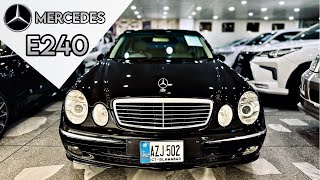 Mercedes Benz e240 Review  Mercedes e240 Avantgarde 2003 EClass [upl. by Ahsinar]