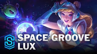 Space Groove Lux Skin Spotlight  League of Legends [upl. by Azrim]