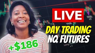 LIVE Day Trading Nasdaq Futures 186 Profit Scalping New York Session [upl. by O'Donnell]