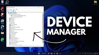 Windows Device Manager  How to Access Open and Use in Windows 11 [upl. by Refinne769]