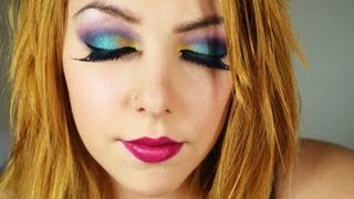 Tuto Maquillage Coloré [upl. by Niddala]